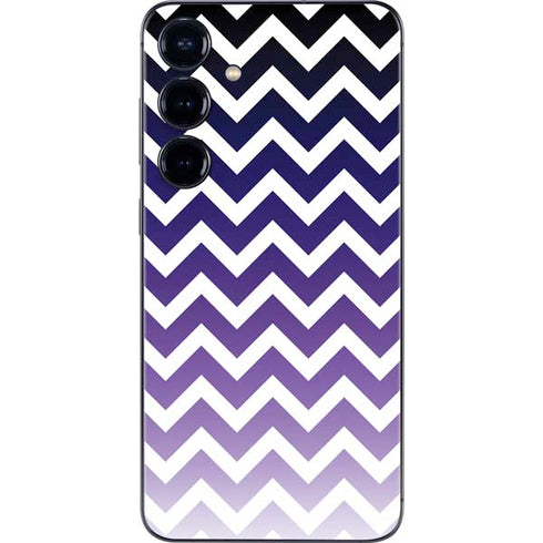 Chevron Purple Ombre Galaxy S25 Skin